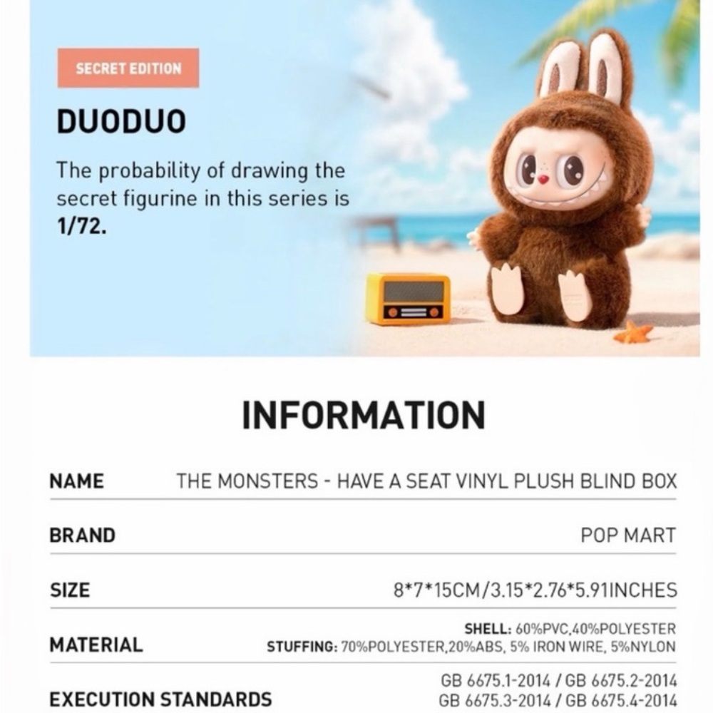 Secret (Rarest) Labubu - Picture 4 of 4